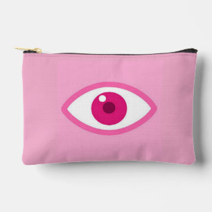Auge sieht Sie rosa Poule Zubehörtasche