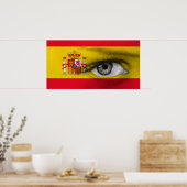 Auge Spaniens Poster (Küche)