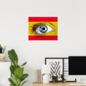 Auge Spaniens Poster (Heimbüro)