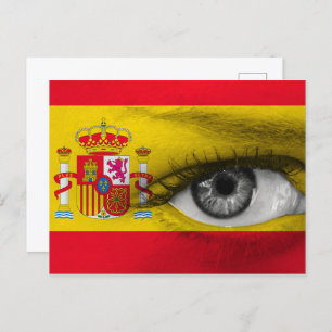 Auge Spaniens Postkarte