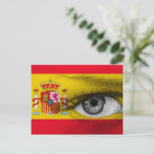 Auge Spaniens Postkarte (Stehend Vorderseite)