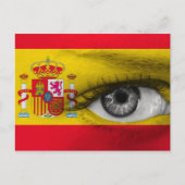 Auge Spaniens Postkarte (Vorderseite)