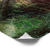 Auge Spielkarten Kreuz Poster (Ecke)