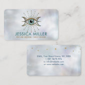 Auge - Triple Moon - Edelstein und Gold Business C Visitenkarte (Vorne/Hinten)