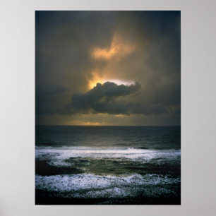 Auge über dem Meer Poster