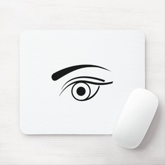 Auge und Augenbraue Mousepad (Mit Mouse)