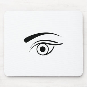 Auge und Augenbraue Mousepad