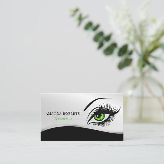 Auge Visitenkarte (Stehend Vorderseite)