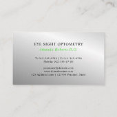 Auge Visitenkarte (Rückseite)