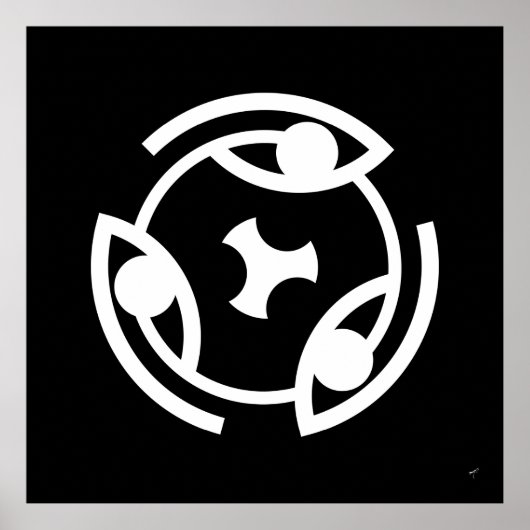 Auge von ... Circular Glyph - Poster (Vorne)