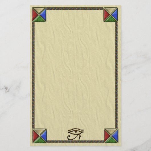 Auge von Horus Briefpapier (Vorderseite)