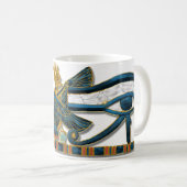 Auge von Horus Brust Kaffeetasse (VorderseiteRechts)