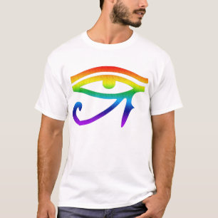 Auge von Horus Gay Pride T-Shirt
