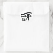 Auge von Horus hieroglyphisch Runder Aufkleber (Tasche)