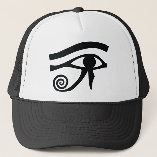 Auge von Horus hieroglyphisch Truckerkappe (Vorderseite)