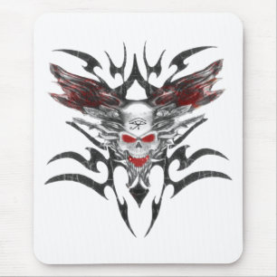 Auge von horus Schädel-tran Mousepad