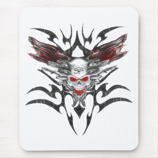 Auge von horus Schädel-tran Mousepad (Vorne)