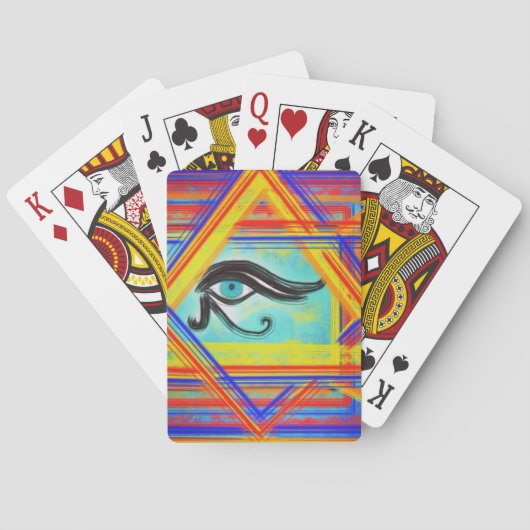 Auge von Horus Spielkarten (Rückseite)