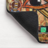 AUGE VON HORUS, WADJET Ägyptische Art Mousepad (Ecke)