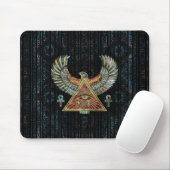 Auge von Horus - Wadjet Edelstein und Gold Mousepad (Mit Mouse)