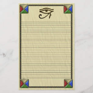 Auge von Horus zeichnete Briefpapier