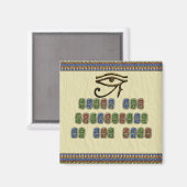 Auge von Horusschutzmagneten Magnet (Vorderseite/Rückseite)