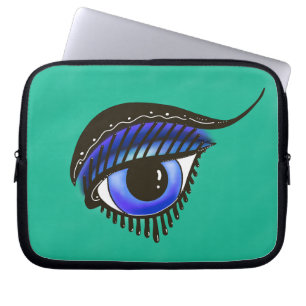 Auge von Medusa 10" Notebook-Case in Neopren Laptopschutzhülle