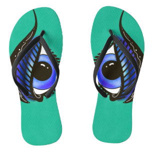 Auge von Medusa schinny Strap Flip Flops Badesandalen