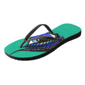 Auge von Medusa schinny Strap Flip Flops Badesandalen (Schrägansicht)