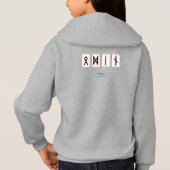 Auge von Odin Viking Bindrune Kid's Pullover Hoodi (Rückseite)
