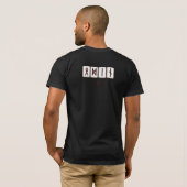 Auge von Odin Viking Bindrune T-Shirt (Schwarz voll)