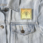 Auge von Providence Goldtone Button (Beispiel)