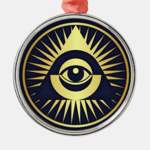 Auge von Providence Ornament Aus Metall