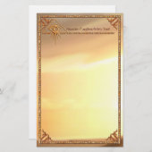 Auge von Providence-Sonnendurchbruch stationär Briefpapier (Vorne/Hinten)