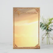 Auge von Providence-Sonnendurchbruch stationär Briefpapier (Stehend Vorderseite)