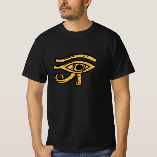 Auge von Ra Re ägyptische Hieroglyphics Ägypten Py T-Shirt (Vorderseite)