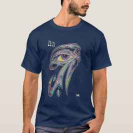 AUGE VON RAgraffiti-11:11 HORUS OM ANKH OM REIKI T-Shirt