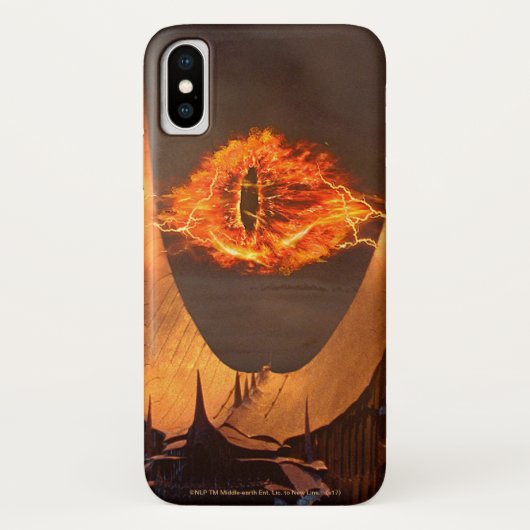 Auge von Sauron Turm Case-Mate iPhone Hülle (Rückseite)