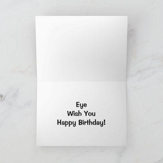 Auge wünscht dir glücklichen Geburtstag! Karte (Innenseite)