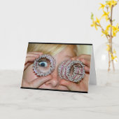 Auge wünscht dir glücklichen Geburtstag! Karte (Gelbe Blume)