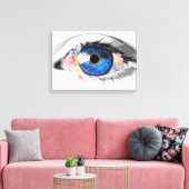 AUGE  | Zazzle_Growshop. Leinwanddruck (Insitu (Wohnzimmer))