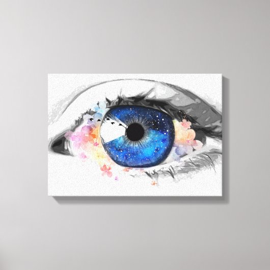 AUGE  | Zazzle_Growshop. Leinwanddruck (Vorderseite)