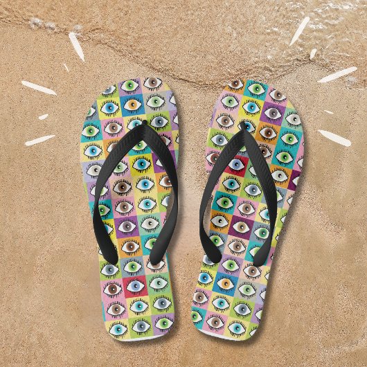 Augen alle sehen gut aussehend dumm badesandalen