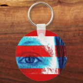 Augen Amerikas Schlüsselanhänger (Vorderseite)