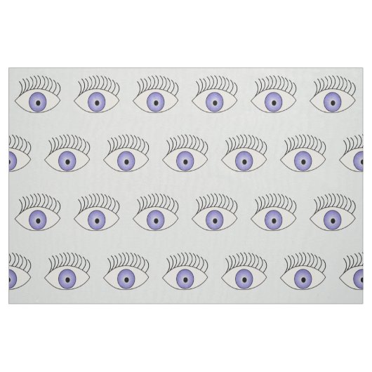 Augen auf blau stoff (Fat Quarter (45,7 x 55,9 cm))