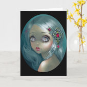 "Augen auf dem Himmel" Grußkarte Karte (Gelbe Blume)