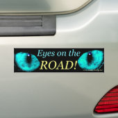 Augen auf dem Straßen-Blau! Autoaufkleber (Auf Auto)