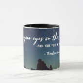 Augen auf den Sternen behalten Tasse (Zentrum)