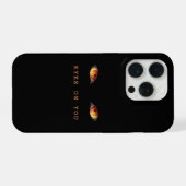 Augen auf dich iPhone hülle (Rückseite (Horizontal))