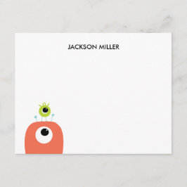 Augen auf dich | Personalisiertes A2-Schreibpapier Mitteilungskarte